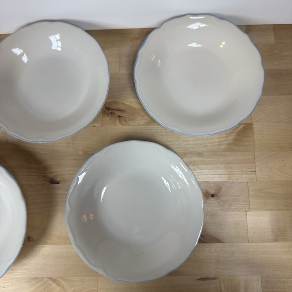 1986 Anchor Hocking  AUNTIE EM 7.75" Set of 5 Coupe Soup Bowls Hallmark Cards - Picture 5 of 16